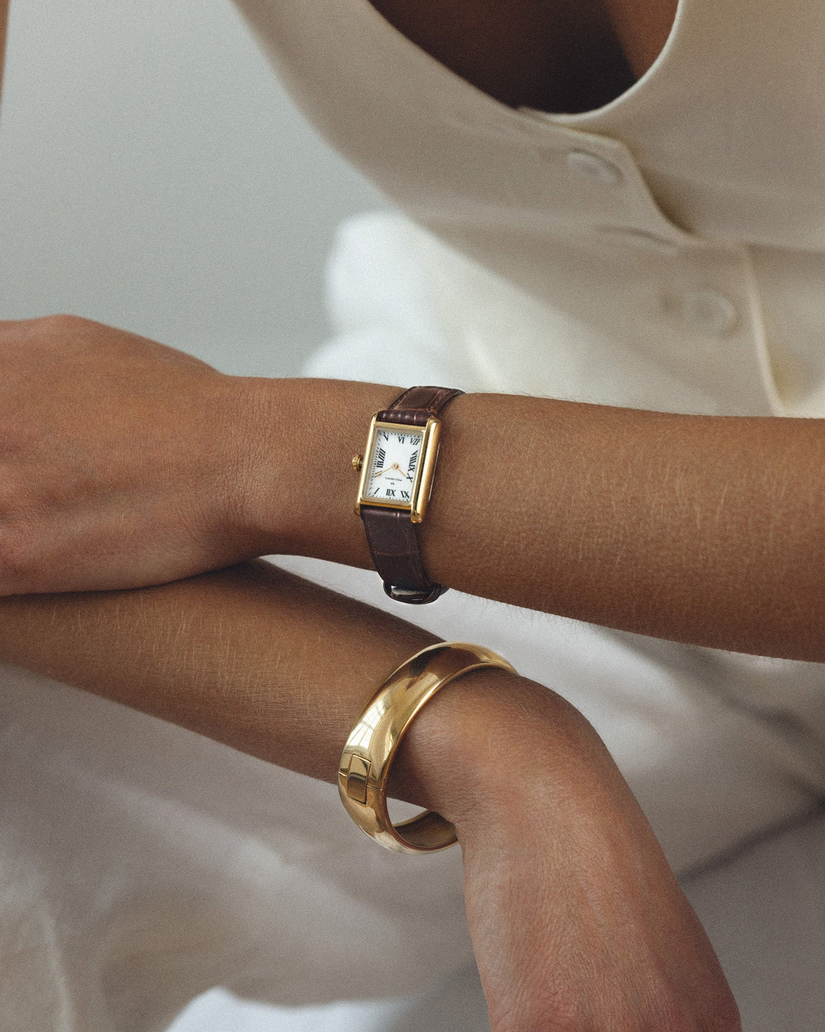 Timeless Brown Leather Watch